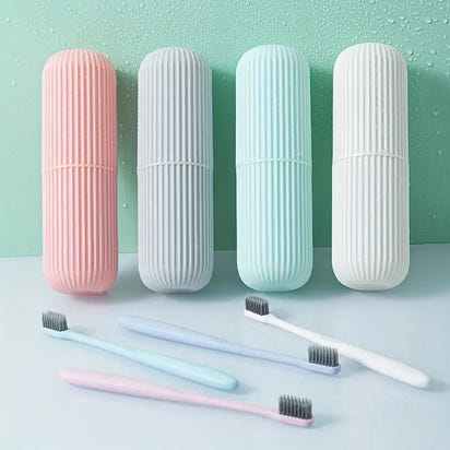 Portable Travel Toothbrush and Wash Cup Set